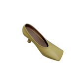 Square Toe High Heel Pumps